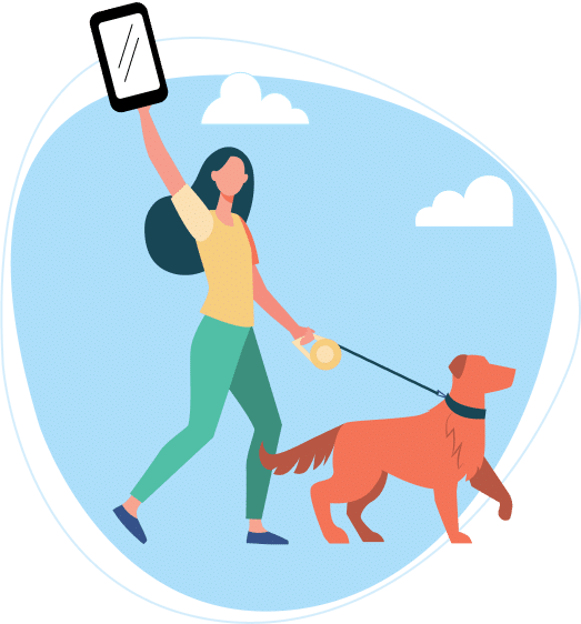 Pet Nabor mobile app - sharing in the love of a pet or pet co-parenting